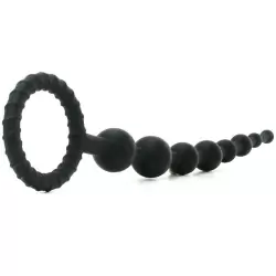 Гибкая анальная цепочка Booty Call X-10 - Black