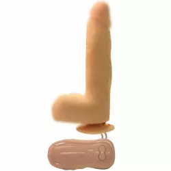 Фаллоимитатор The Surfer с вибрацией и подогревом – телесный