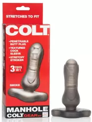 Анальная пробка Colt Manhole – серая