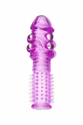 Вибратор TOYFA с набором насадок - фиолетовый