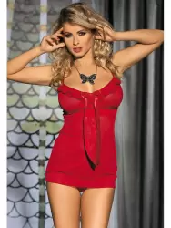 Коротенькая сорочка Caprice Gina – красный, S/M