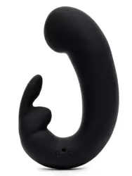 Компактный вибратор-кролик Fifty Shades of Grey Rabbit Sensation, 20 режимов, 11 см, черный
