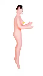 Надувная секс-кукла TOYFA Dolls-X Violet с реалистичной вставкой - телесный