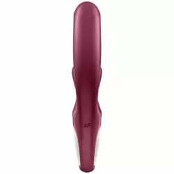Изогнутый вибратор-кролик Satisfyer Love me, с двумя моторами, 12 режимов, бордовый