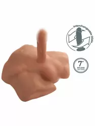 Реалистичная секс-кукла для женщин в форме полуторса SILEXD Apollo S, телесный, 17,7 см