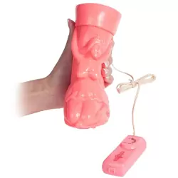 Мини вагина-девственница Vibrator с вибрацией – розовая