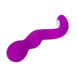 Вибромассажер-зигзаг Leopard – розовый 