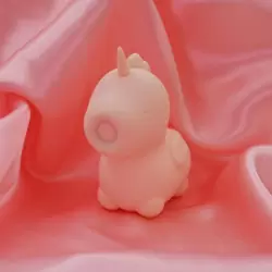 Стимулятор клитора с пульсацией Unihorn Heart Throb, розовый