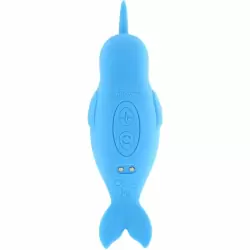 Вибромассажер Unihorn of the Sea – Neigh Mo с точечной стимуляцией, голубой