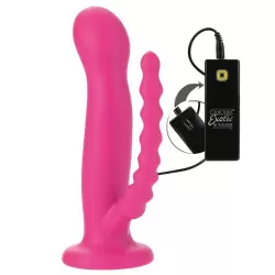 Двухголовый фаллоимитатор Double Rider с вибрацией