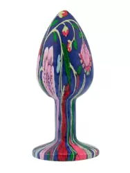 Маска на глаза Турецкие огурцы - синяя