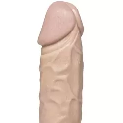 Гигантский вибромассажер реалистик XXLarge Fat Cock с мошонкой – телесный