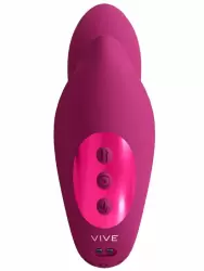 Вибратор Shots Toys Yuki, 10 скоростей, с массажными шариками, розовый