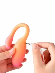 Интерактивное виброяйцо Magic Motion Flamingo Max, управление с приложения, 11 см, оранжевое