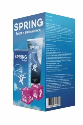 Набор SPRING с игральными кубиками лубрикантом Easy Go 100мл. и презервативами Sky Light №12
