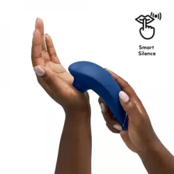 Вакуумный стимулятор клитора Womanizer Premium 2, функция умного отключения звука, 14 скоростей, черника