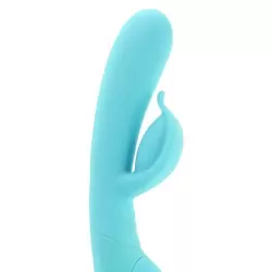 Вибромассажер Impress Dove со стимуляцией клитора – голубой
