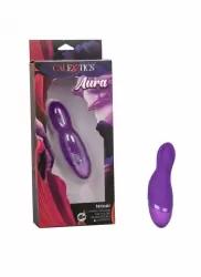 Вибратор Aura Teaser с мерцающим кончиком: 14 см, 12 режимов работы, АБС/силикон