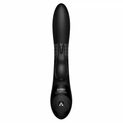 Ротационный вибромассажёр с двойным проникновением The Rabbit Company Beaded Dp Rabbit Black – чёрный