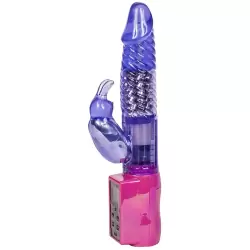 Хай-тек Rabbit Vibe LCD Control с ротацией – фиолетовый