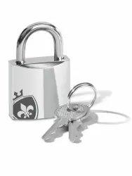 Пояс верности для мужчин Mystim 2, 8,2 см, серебристый