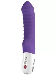 Крупный вибратор Fun Factory Tiger G5, 22,5 см, ребристый, фиолетовый