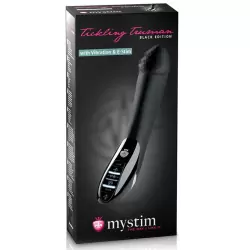 Вибромассажер c электростимуляцией Tickling Truman Black Edition анатомический – черный