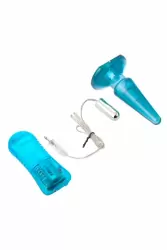 Анальная вибровтулка TOYFA - голубой