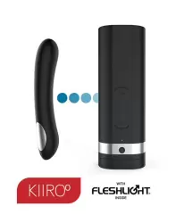 Интерактивный набор Kiiroo: мастурбатор Onyx 2 + вибратор Pearl – черный