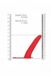 Страпон Adjustable (Красный) и Лубрикант на водной основе JO H2O Original – 30 мл