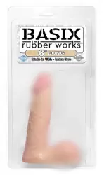 Фаллоимитатор Basix Rubber 6 - Flesh