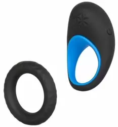 Набор эрекционных колец Link Up Max, 10 режимов, силикон, черный