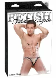 Стринги Chain Gang с зажимами для сосков