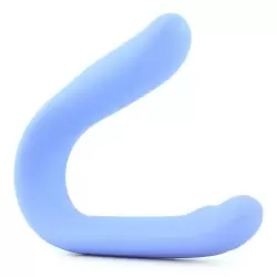 Гибкий вибромассажер Serenity – голубой