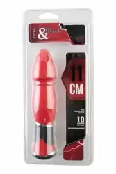 Вибратор в форме «тюльпана» TOYFA Black&Red – красный 