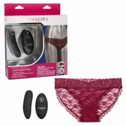 Трусики с вибратором для стимуляции клитора Remote Control Lace Panty Set S/M