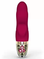 Изогнутый вибратор-кролик Mystim Hop Hop Bob, 8 режимов, 16,5 см, фуксия