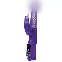 Вибратор-ротатор с клиторальным стимулятором птичкой TOYFA A-Toys – фиолетовый