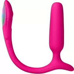 Анальный вибратор с клиторальной стимуляцией Lush Anal Butt Plug