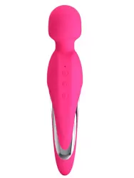 Компактный вибратор PrettyLove Michael Heating, с функцией нагрева, 21 см, розовый