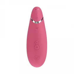 Вакуумный стимулятор клитора Womanizer Premium 2, функция умного отключения звука, 14 скоростей, малиновый