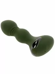 Анальная пробка Evolved Lieutenant, с вибрацией, 10 режимов, хаки