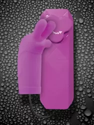 Мини-вибратор Trois Massager - Purple