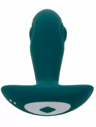 Инновационная анальная вибропробка Evolved Tunnel Tapper, с пультом Д/У, 10 режимов, 12 см