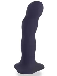 Уникальный фаллоимитатор Fun Factory Bouncer с вращающимися шариками внутри, 18 см, черный