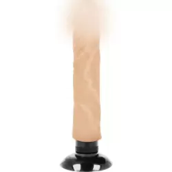 Вибромассажер BASECOCK REALISTIC VIBRATOR 2-1 FLESH 20CM