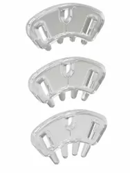 Пояс верности для мужчин Mystim Pubic Enemy No 3, 8,2 см, с кольцом, прозрачный