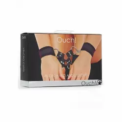 Бондаж для связвания из полиэстера Velcro hand and leg cuffs black