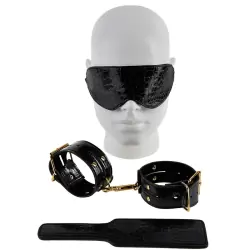 Набор для бондажа Fetish Fantasy Gold черный с золотом