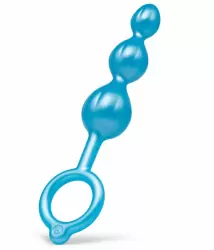 Набор анальных елочек b-Vibe BEADED BUTTIES BUNDLE, 3 размера, силикон